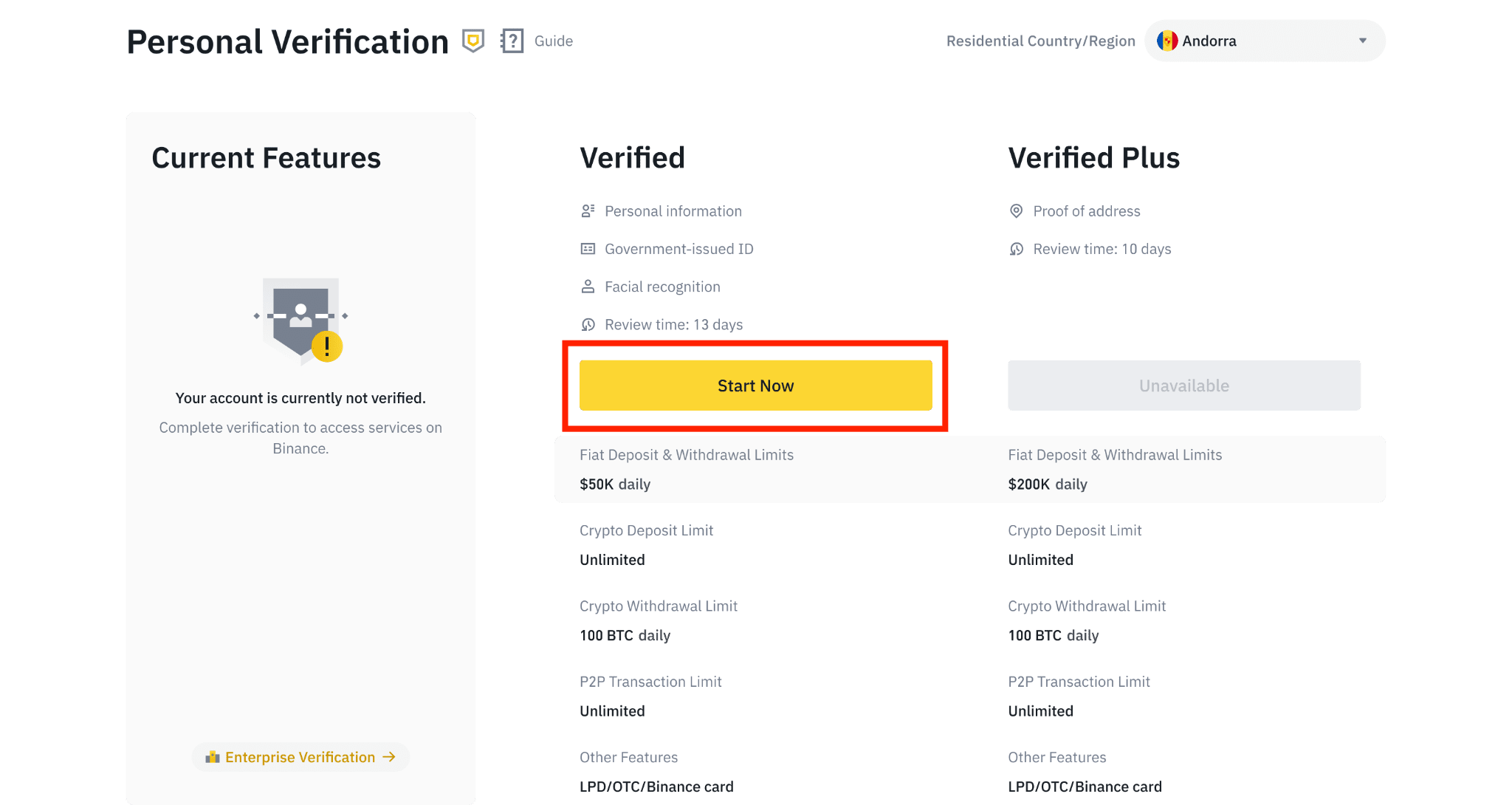 binance tutorial for beginners - verification