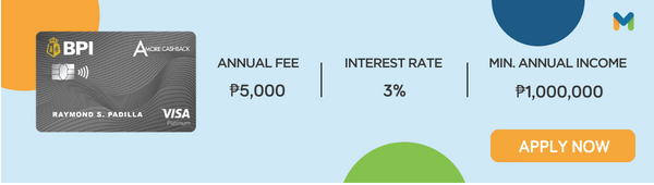 BPI Amore Platinum Cashback Card