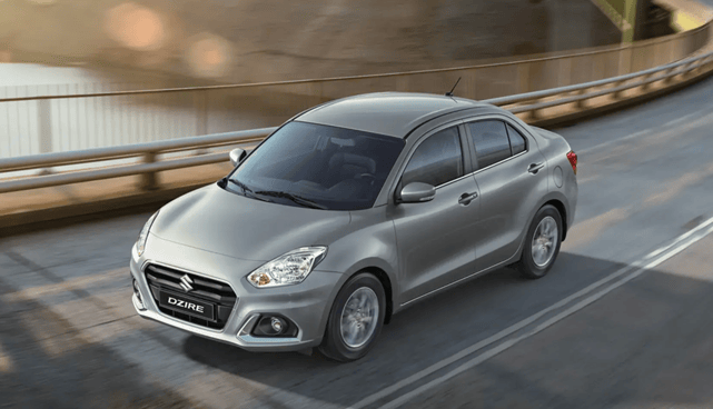 low down payment cars - suzuki dzire