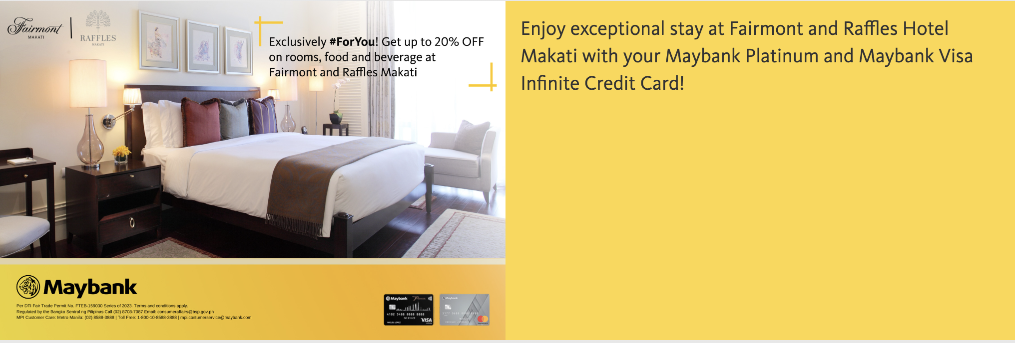 maybank credit card promo - FAIRMONT