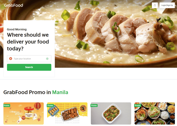 foodpanda vs grabfood - grabfood web