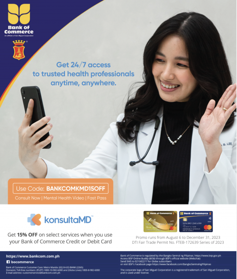 bank of commerce credit card promo 2023 - 15% discount konsultamd