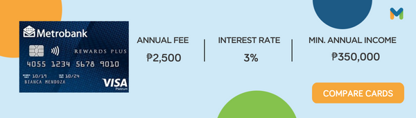 Metrobank Rewards Plus Visa