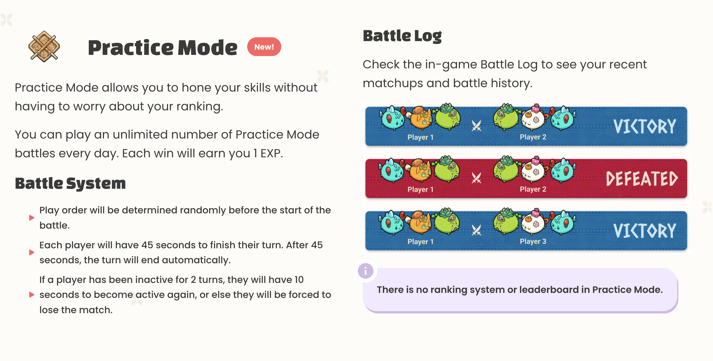 what is slp - practice mode