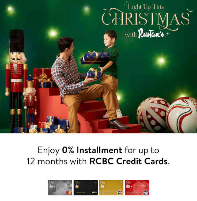 credit card christmas promotion - rcbc rustans