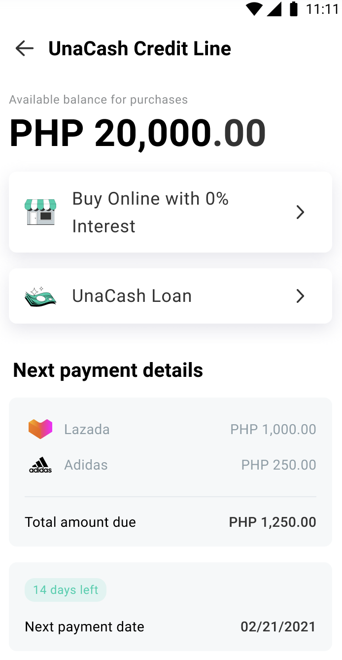 unacash loan review - credit line