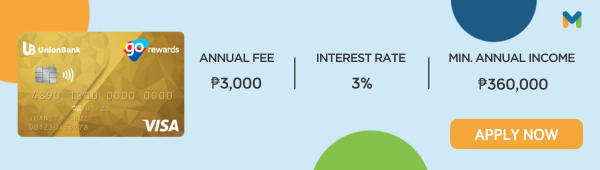 UnionBank Go Rewards Gold Visa