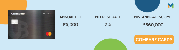 UnionBank Miles+ World Mastercard