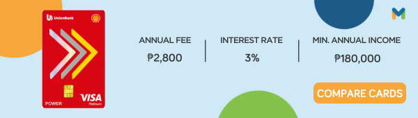 UnionBank Shell Power Visa Platinum