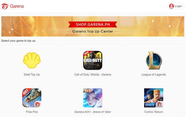 what is garena shells - garena topup center