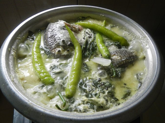 food for holy week - Ginataang Tilapia 