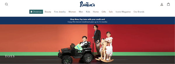 online toy store in the Philippines - Rustan's