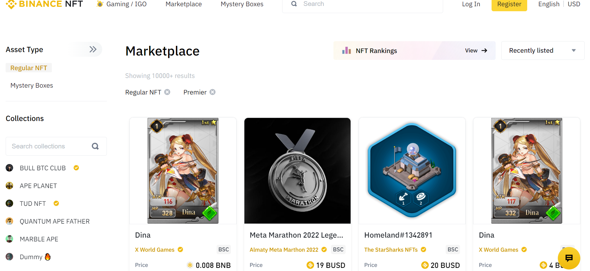 nft marketplace - binance nft marketplace