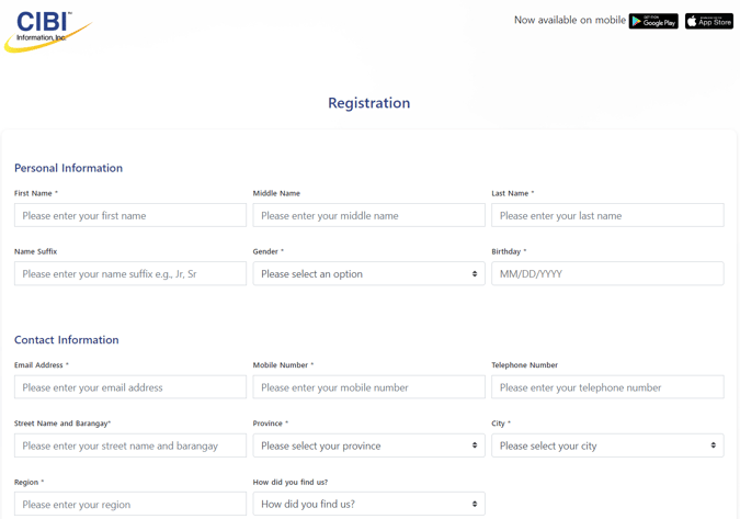 credit report philippines - how to get from cibi information inc-1