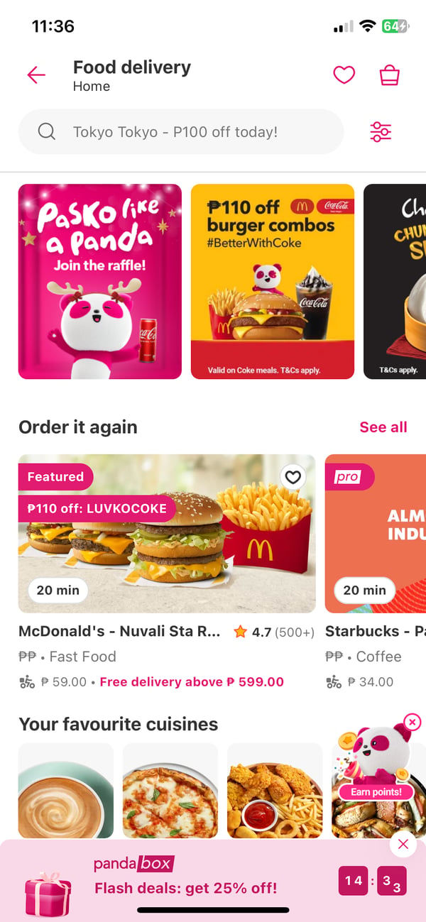 foodpanda vs grabfood - foodpanda app