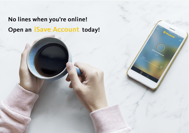 savings account with no maintaining balance - isave