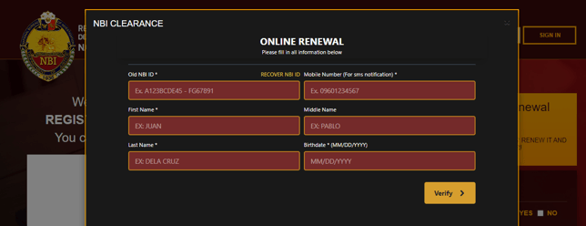 nbi renewal requirements - quick renewal service