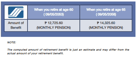 sample sss pension computation