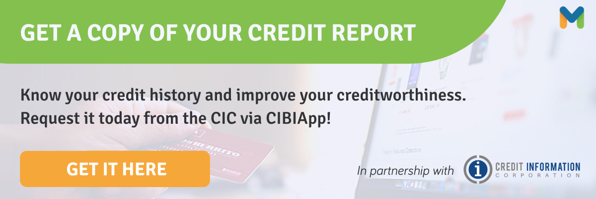 Get a copy of your credit report online!