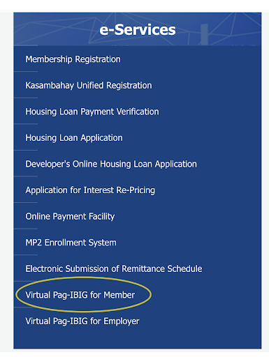 how to withdraw Pag-IBIG contribution - e-Services