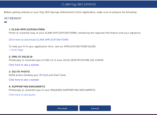 how to withdraw Pag-IBIG contribution - retirement benefits claim requirements