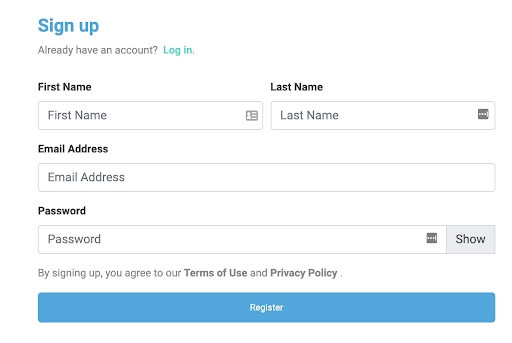 How to use Investagrams - sign up